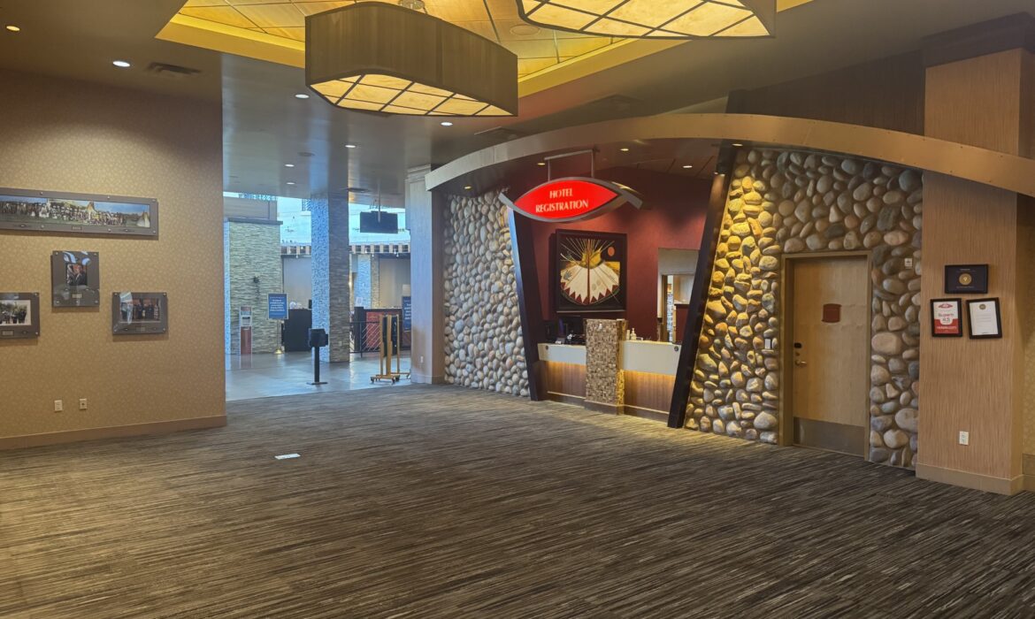 Ske Ute Casino Carpet Install