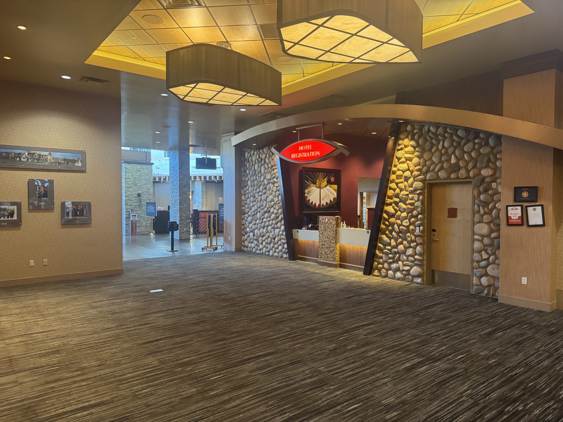 Ske Ute Casino Carpet Install