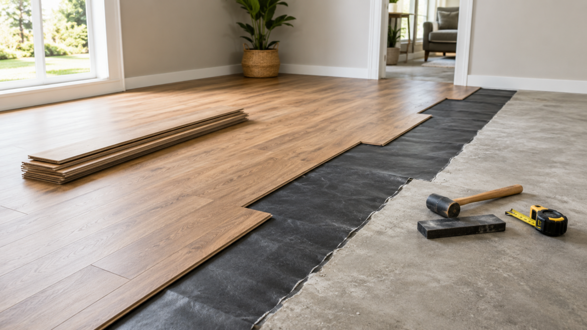 flooring over concrete slab